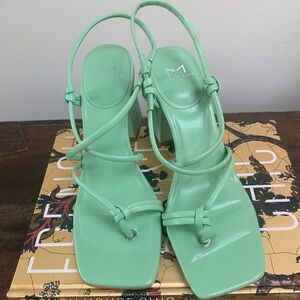 Marc Fisher Mint Green Heeled Sandals